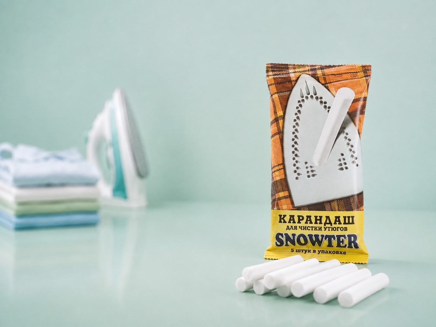 Карандаш для чистки утюга с нагревом SNOWTER